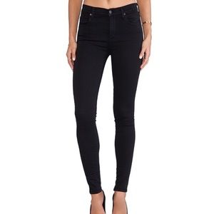 Agolde Sophie High Rise Skinny jean - size 24 - color Luxe (black)